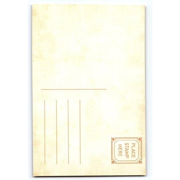 Vintage Halloween Photochrome Postcard with Ghost, Cat, and Doll Art - Picture 2 of 2